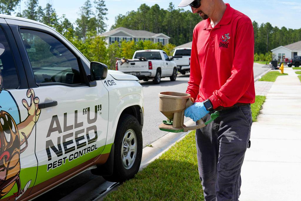 All U Need Pest Control Technician Granulating
